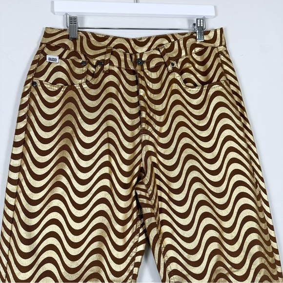 The Ragged Priest Women's Wave Jean Gold & Brown - Picture 11 of 15